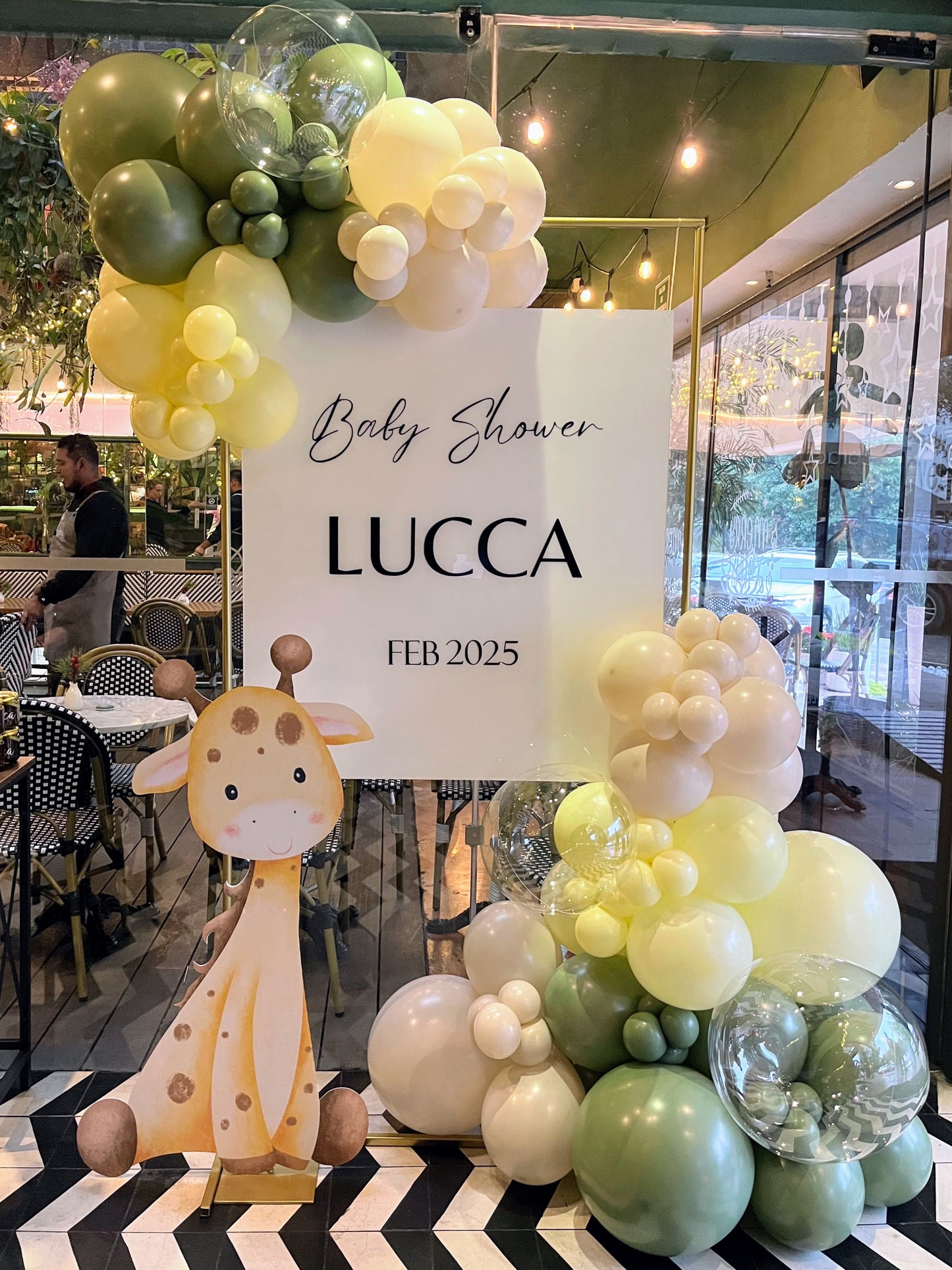 Cuadro Bienvenida Baby Shower