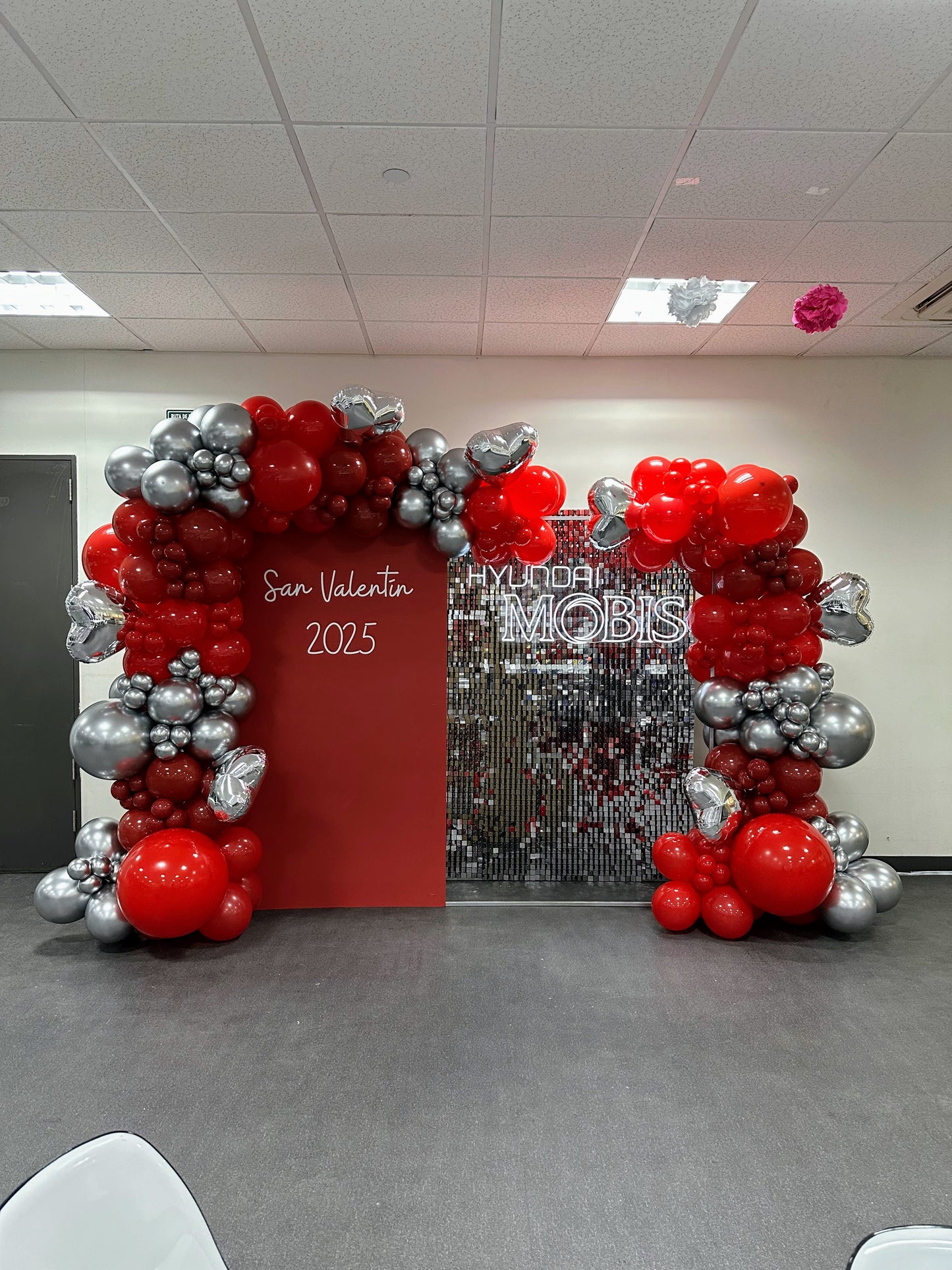 Decoración San Valentín Red + Silver