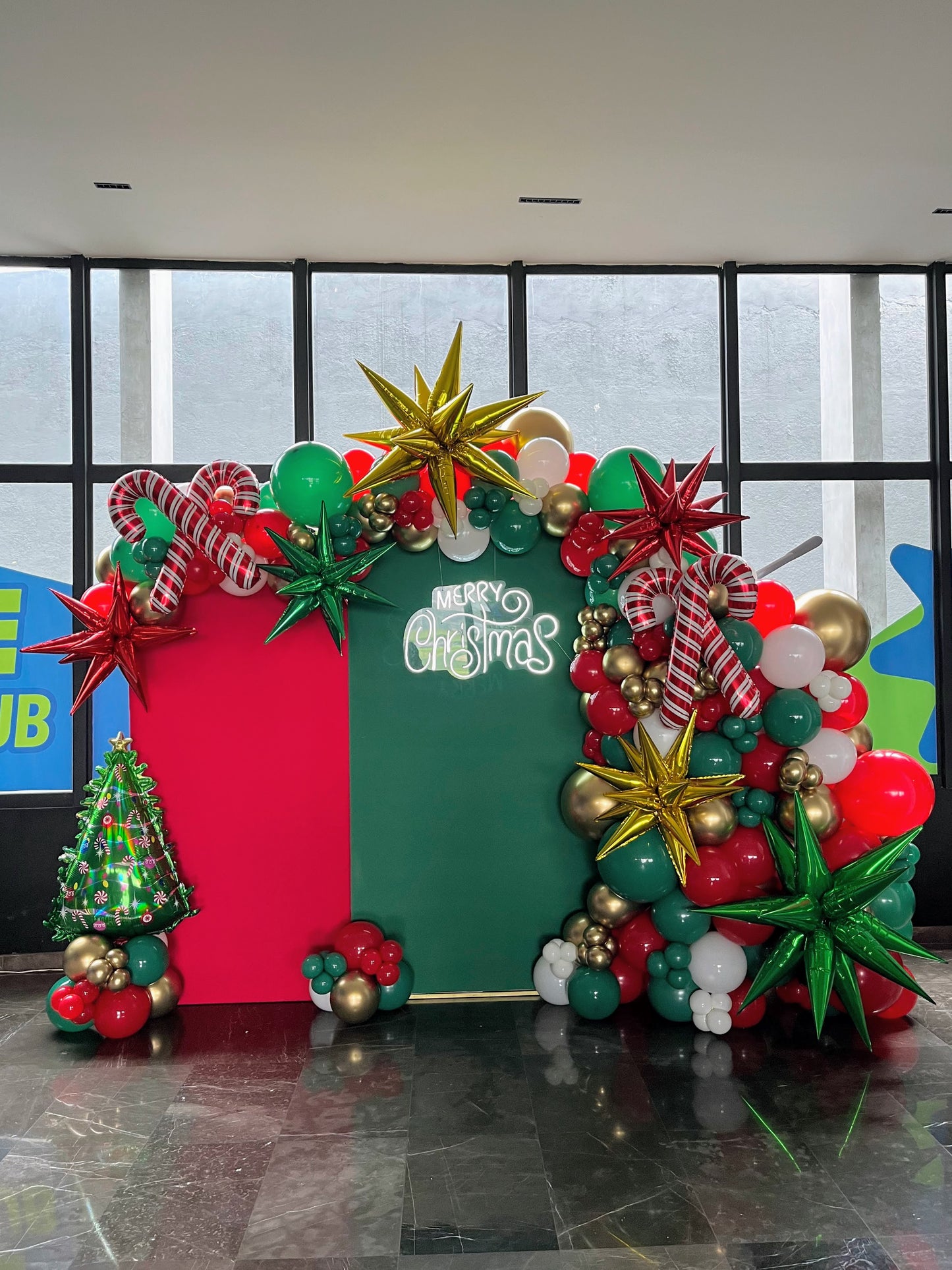 Set 3 Mamparas Navidad MIX