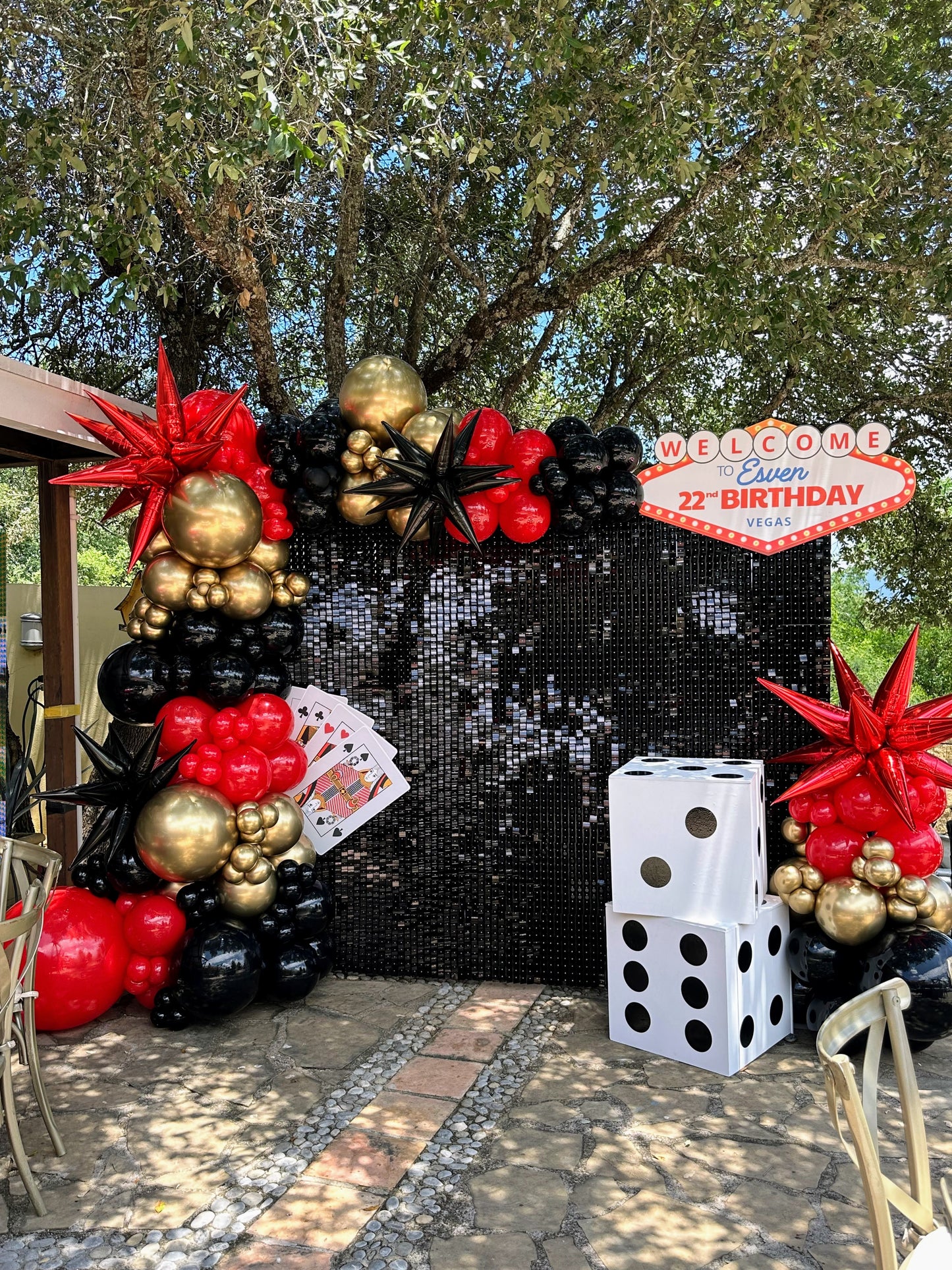 Decoración Temática Casino VEGAS