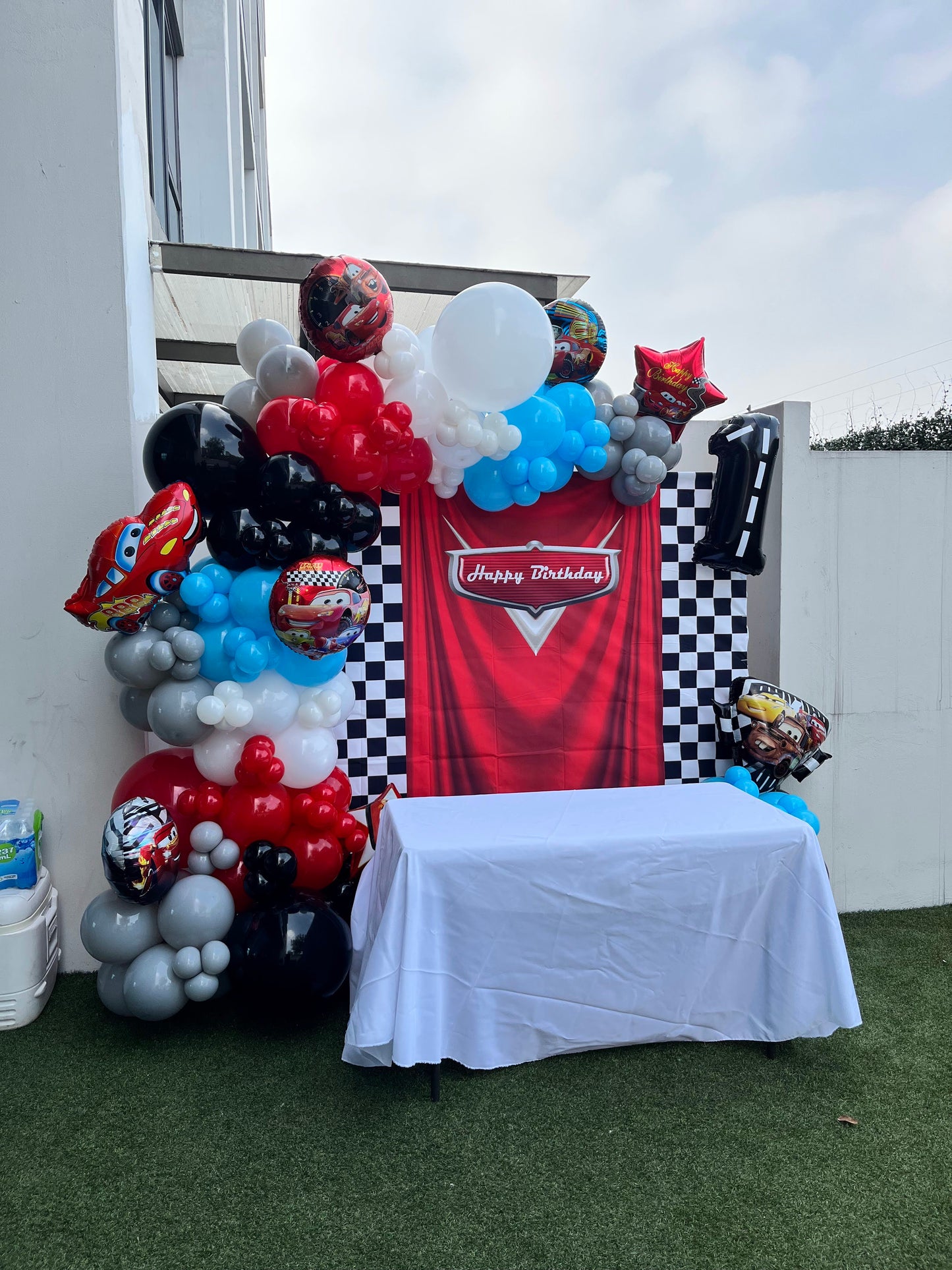 Guirnalda de Globos Temática Cars