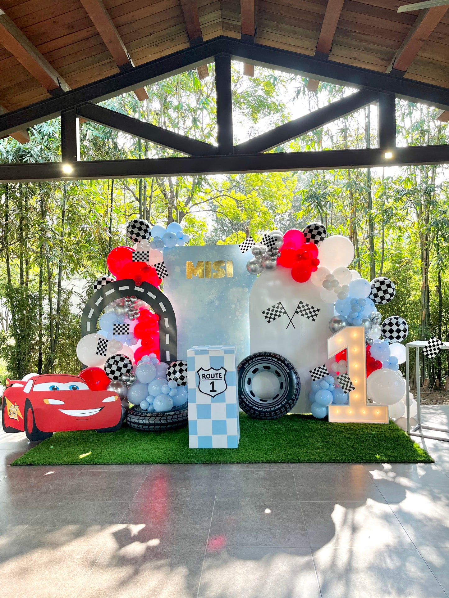 Decoración 1 Año Cars