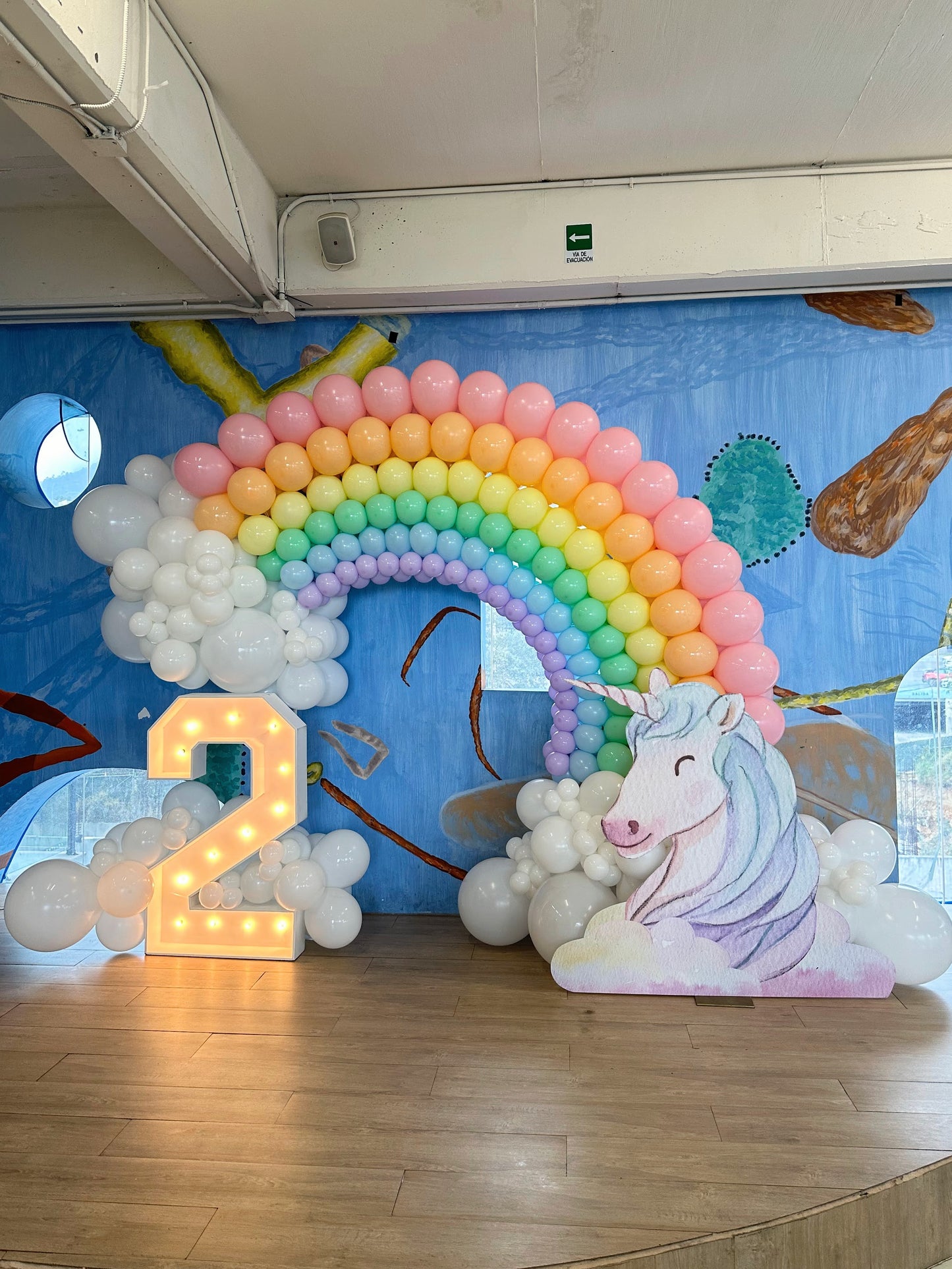 Rainbow Jumbo + Unicornio y Número