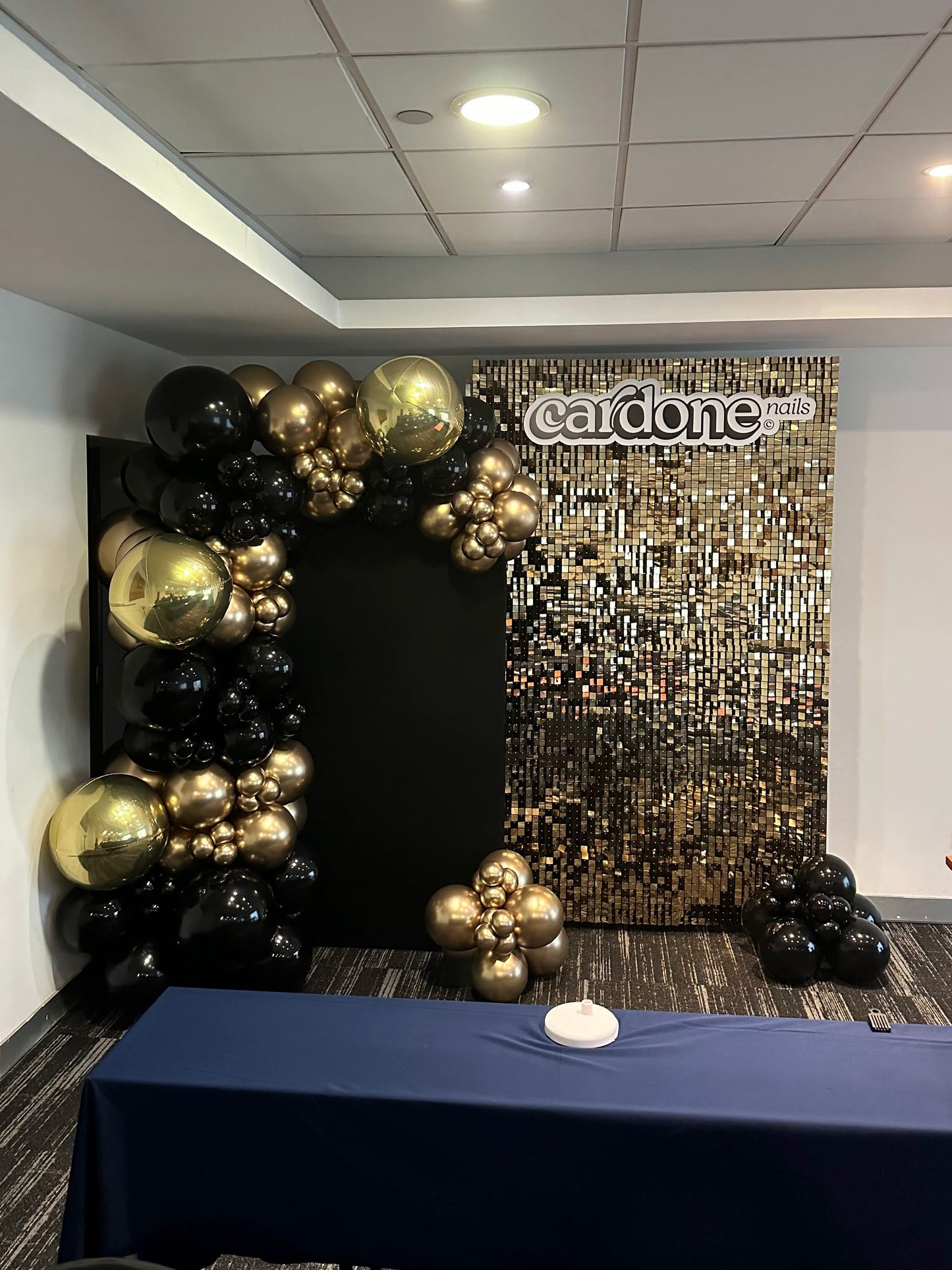 Mampara + Shimmer con LOGO