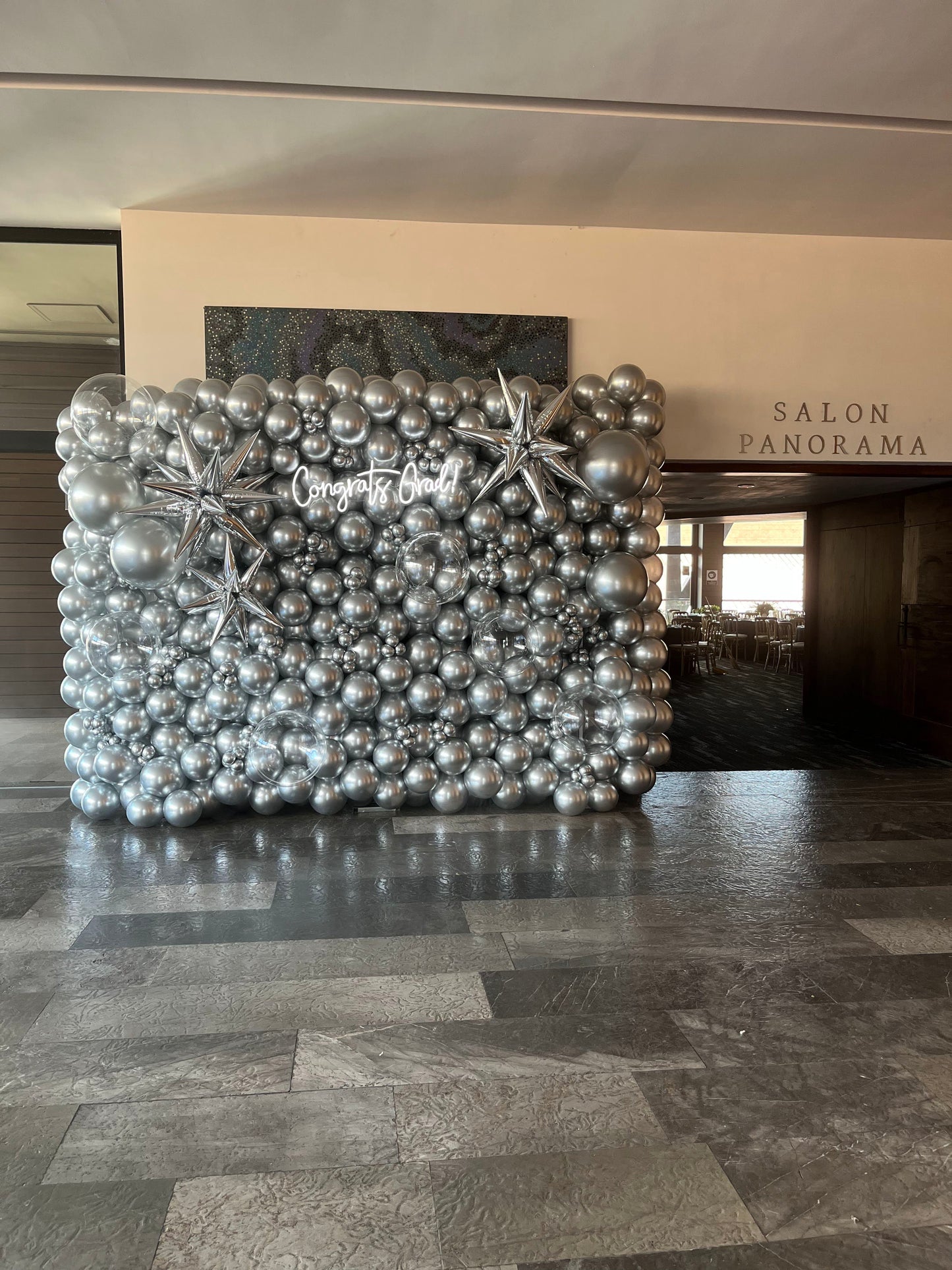 Pared de Globos SILVER