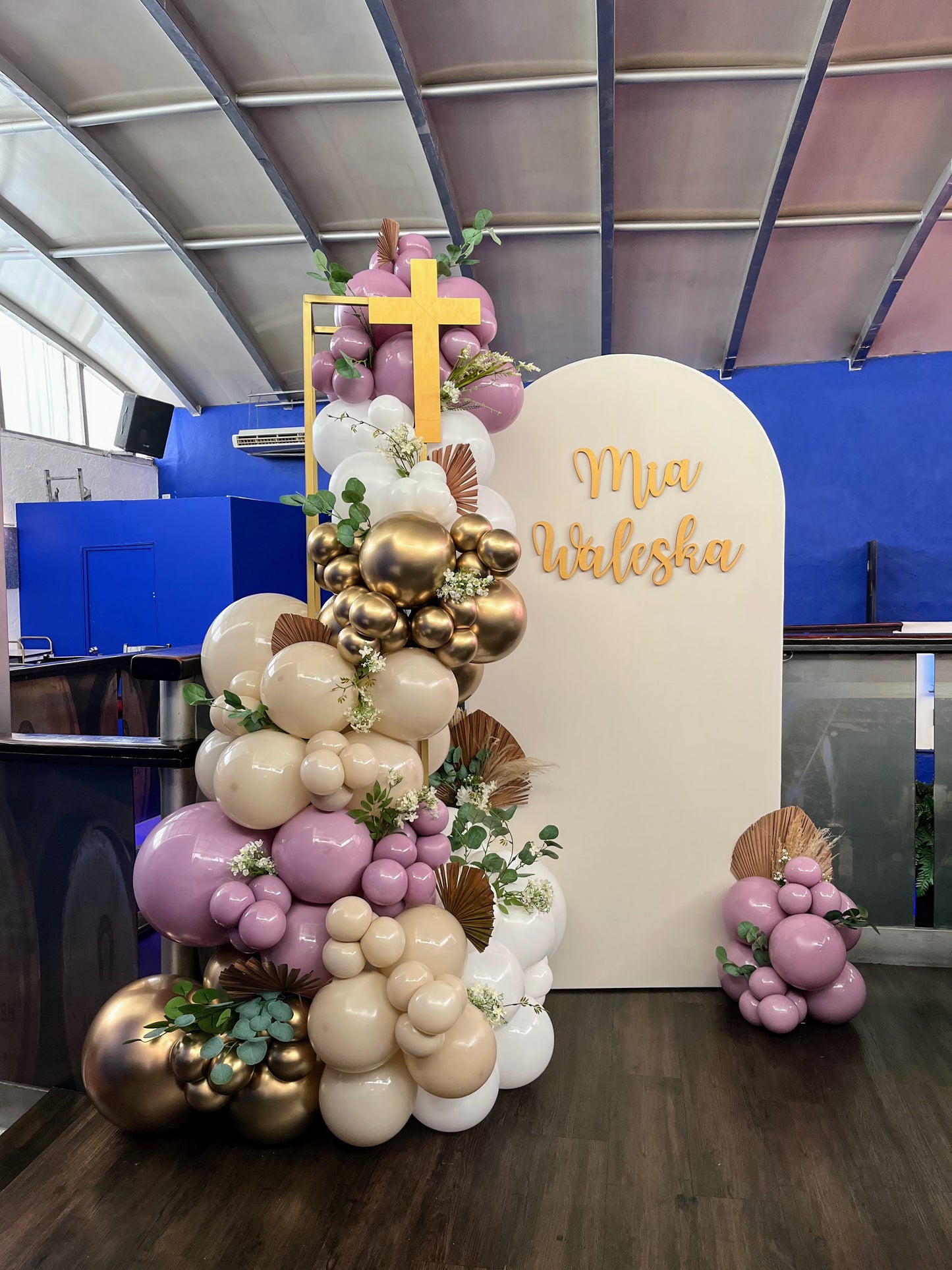 Mampara + Columna de Globos
