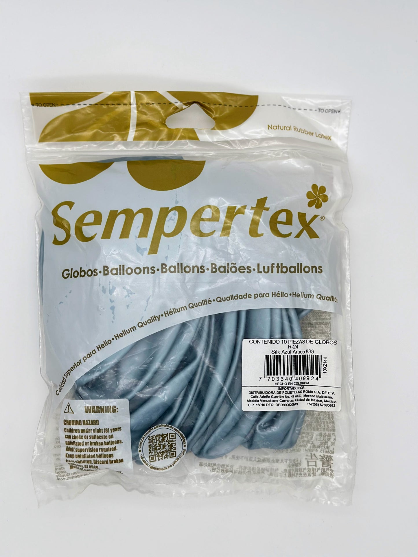 Silk Azul Ártico 24" (Bolsa 10pzs) Semperte