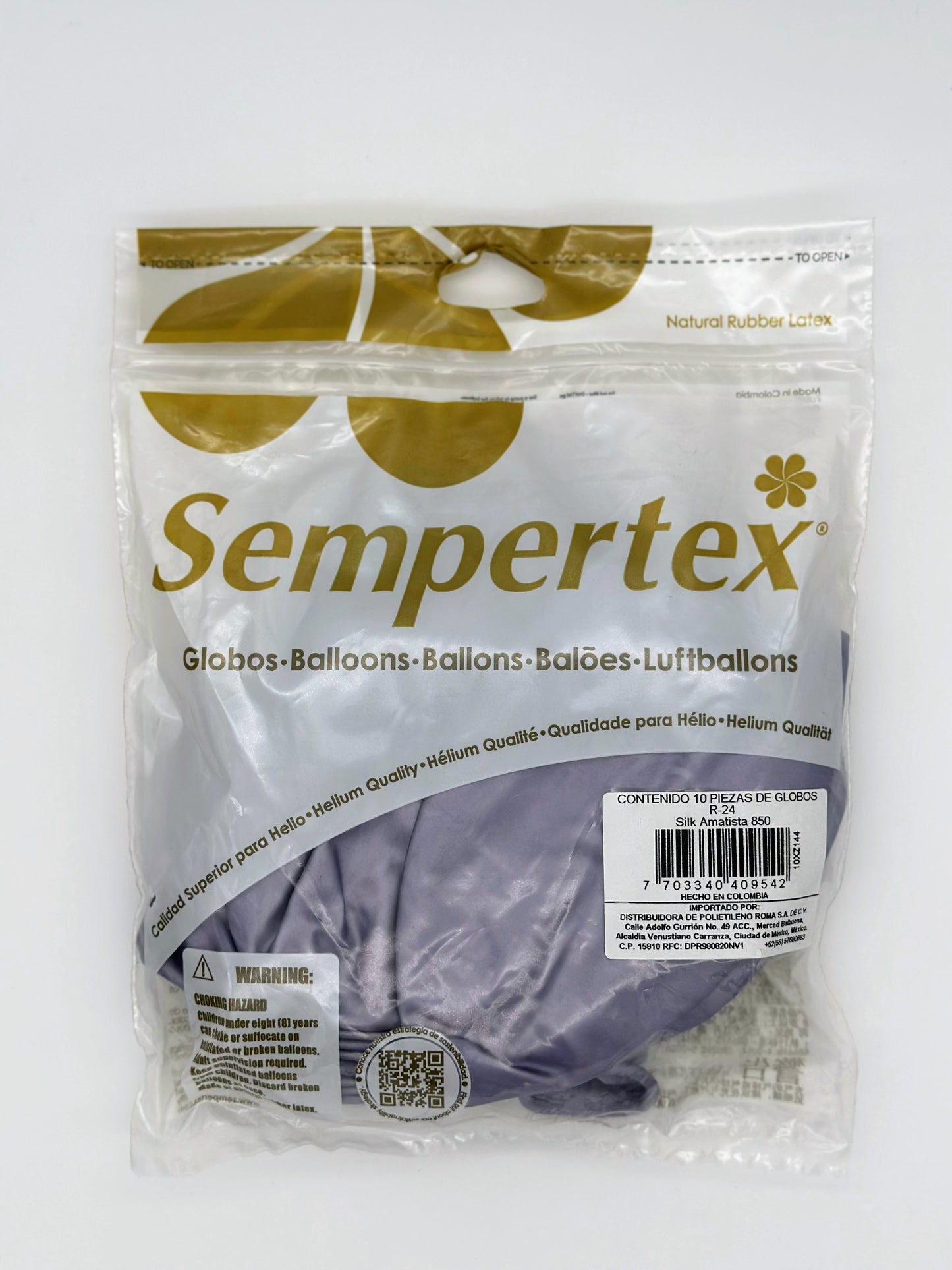 Silk Amatista 24" (Bolsa 10pzs) Sempertex