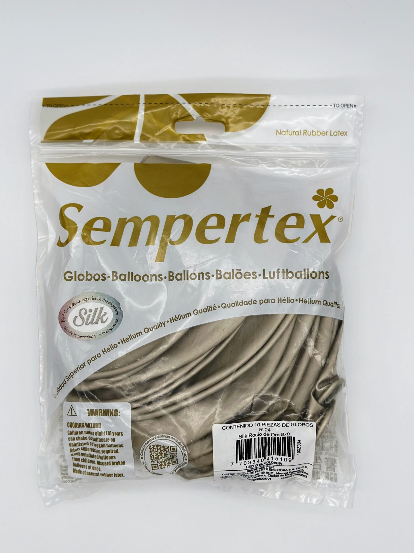 Silk 24" Sempertex (Bolsa 10pzs)