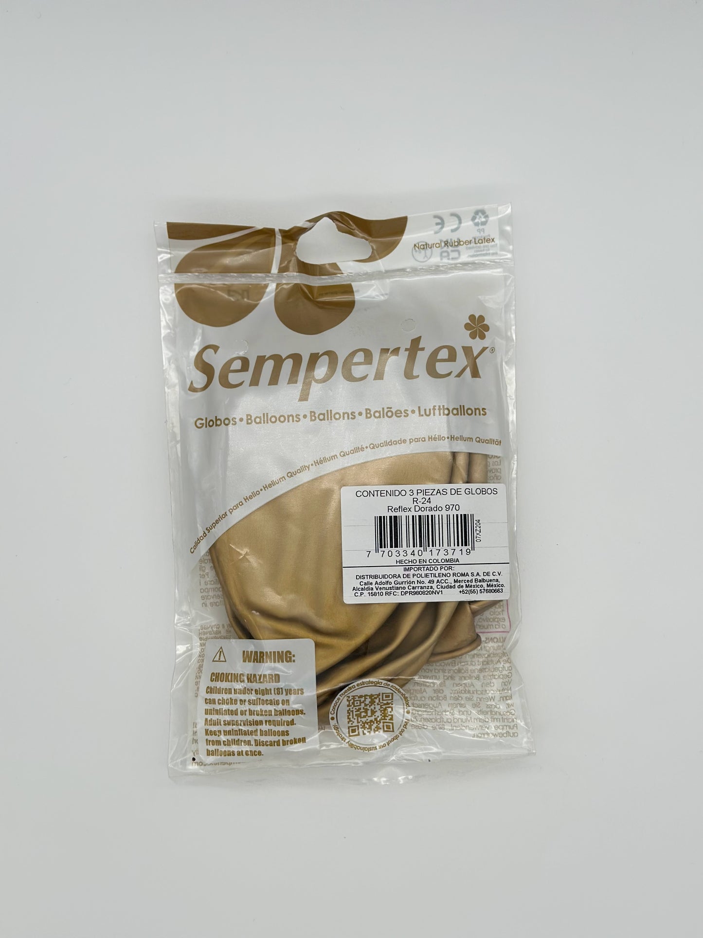 Reflex Dorado 24" (Bolsa 3pzs) Sempertex