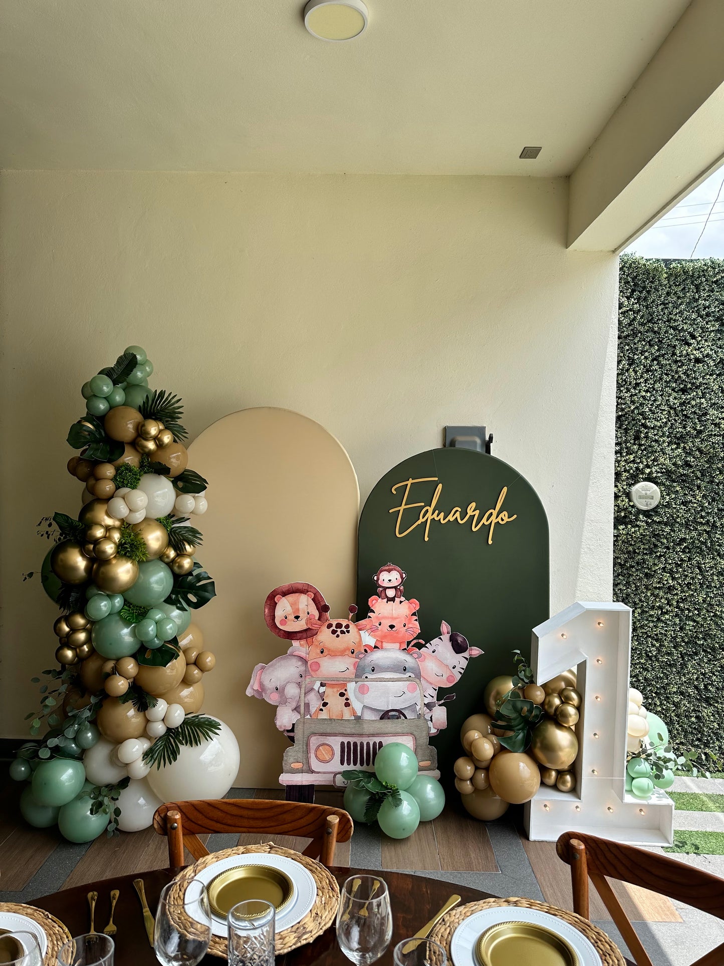 Decoración Wild One / Safari