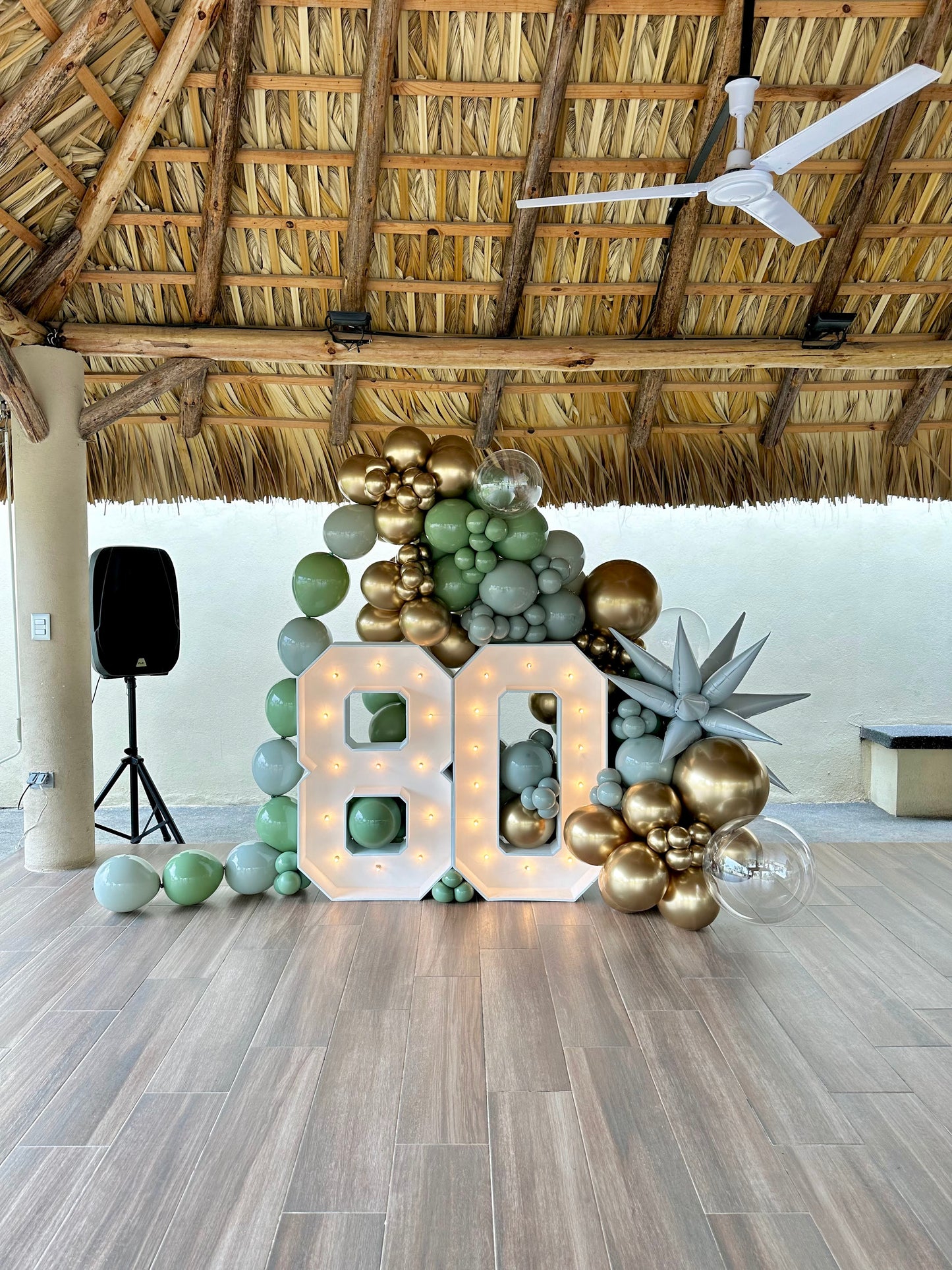 80th Birthday Numbers