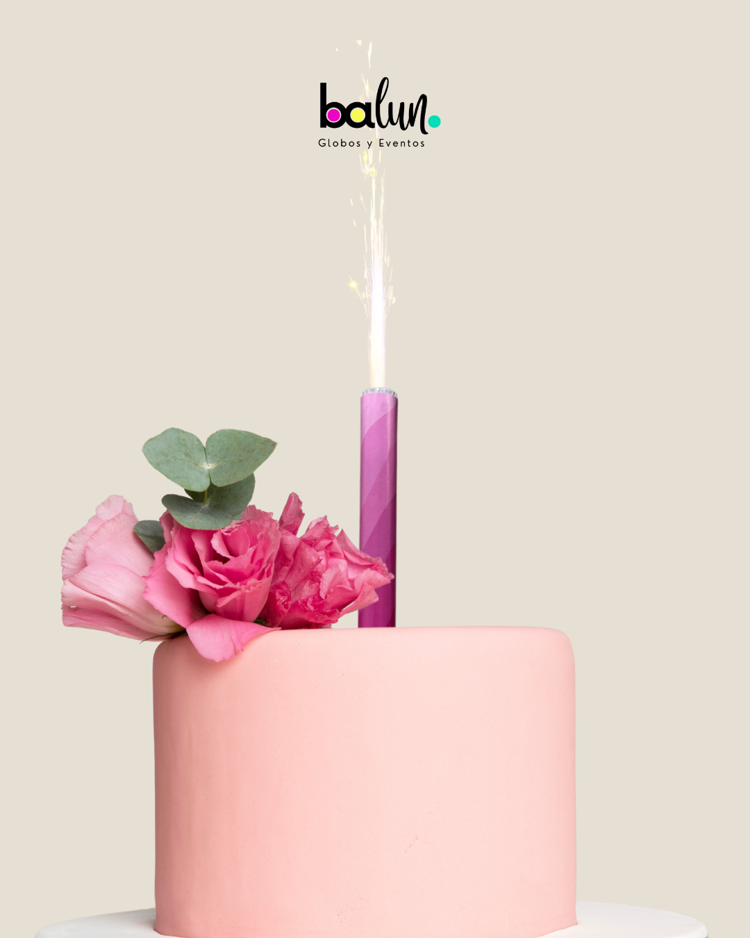 Vela de Chispas Shades of Pink