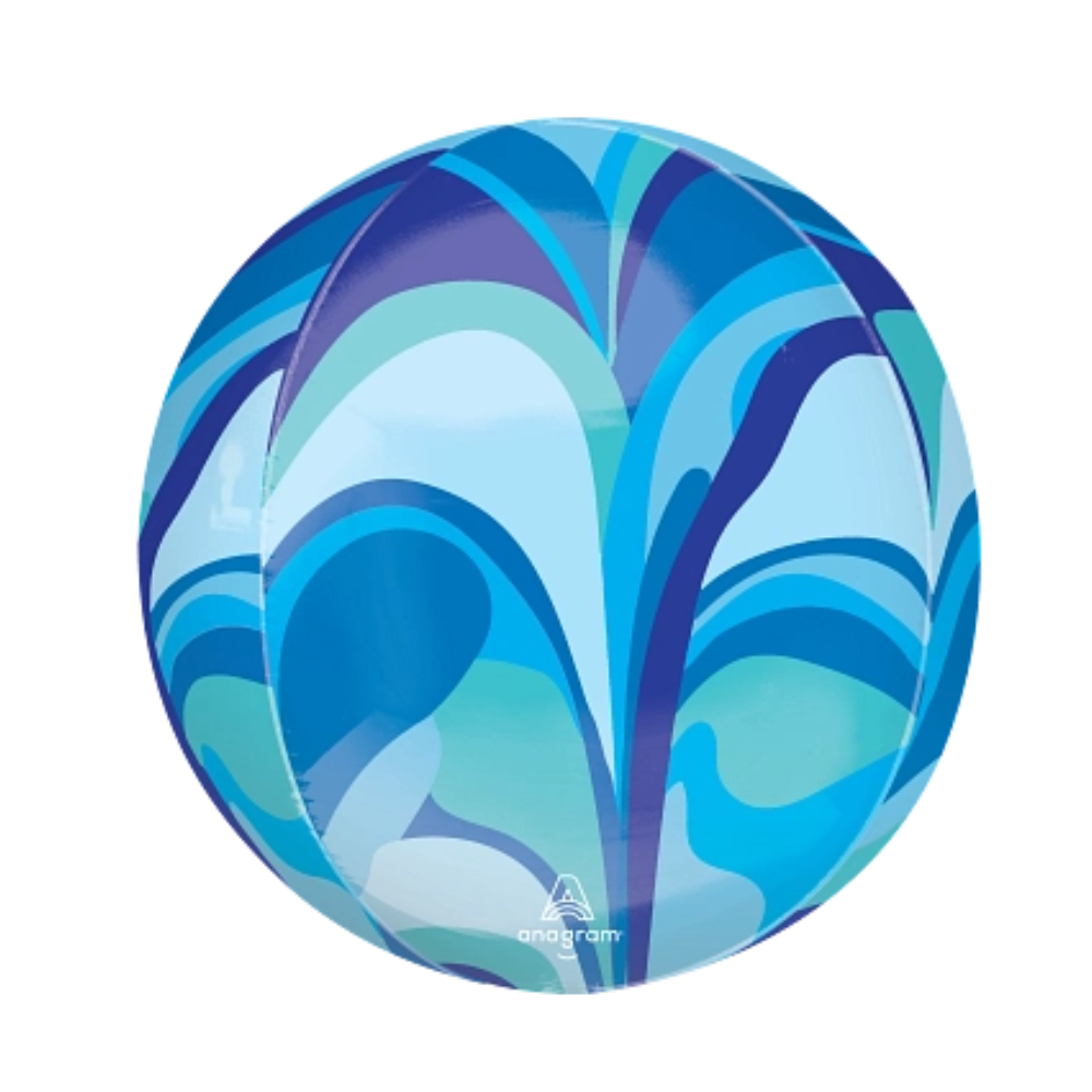 Orbz 15" Blue Macro Marble
