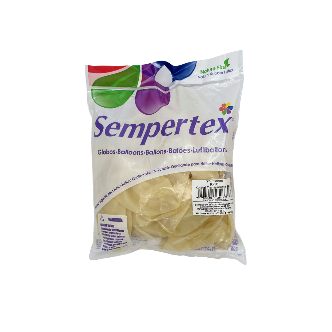 Cristal 18" (Bolsa 25pzs) Sempertex