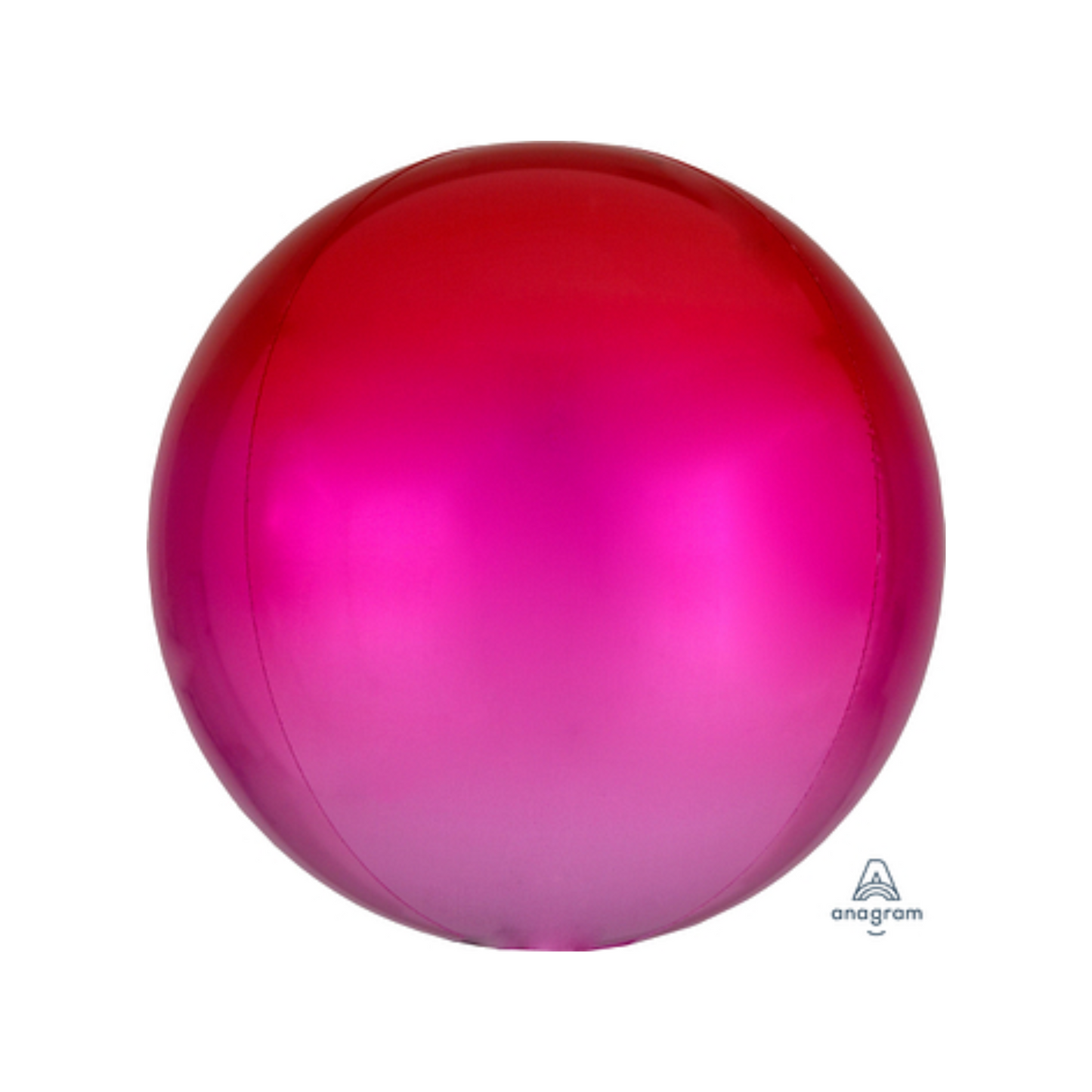 Orbz 15" Ombré Red & Pink