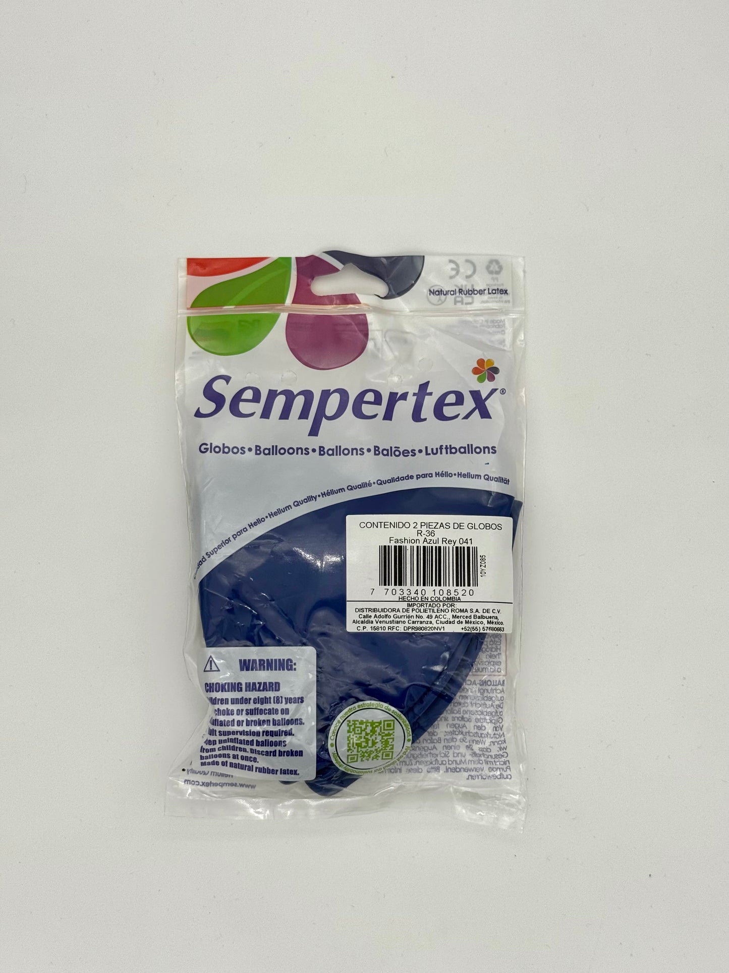 Fashion 36" Sempertex (Bolsa 2pzs)