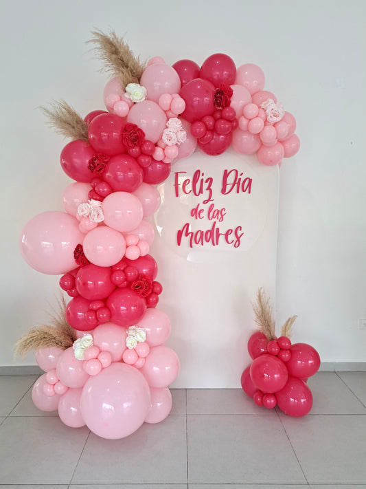 Mampara con Flor Artificial