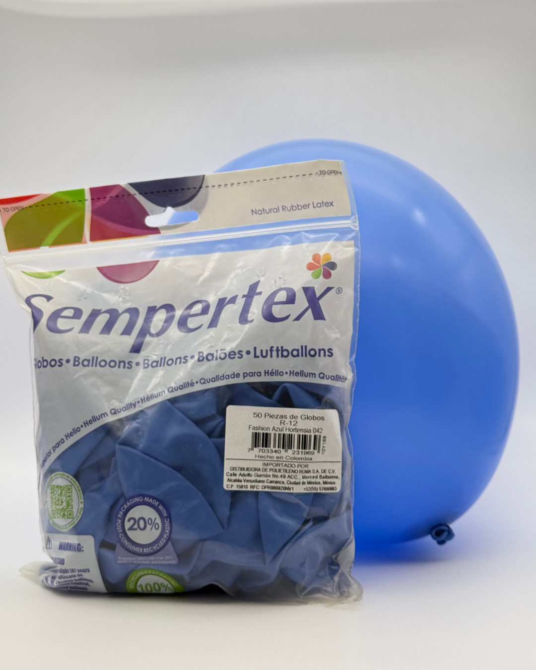 Fashion 12" Sempertex (Bolsa 50pzs)