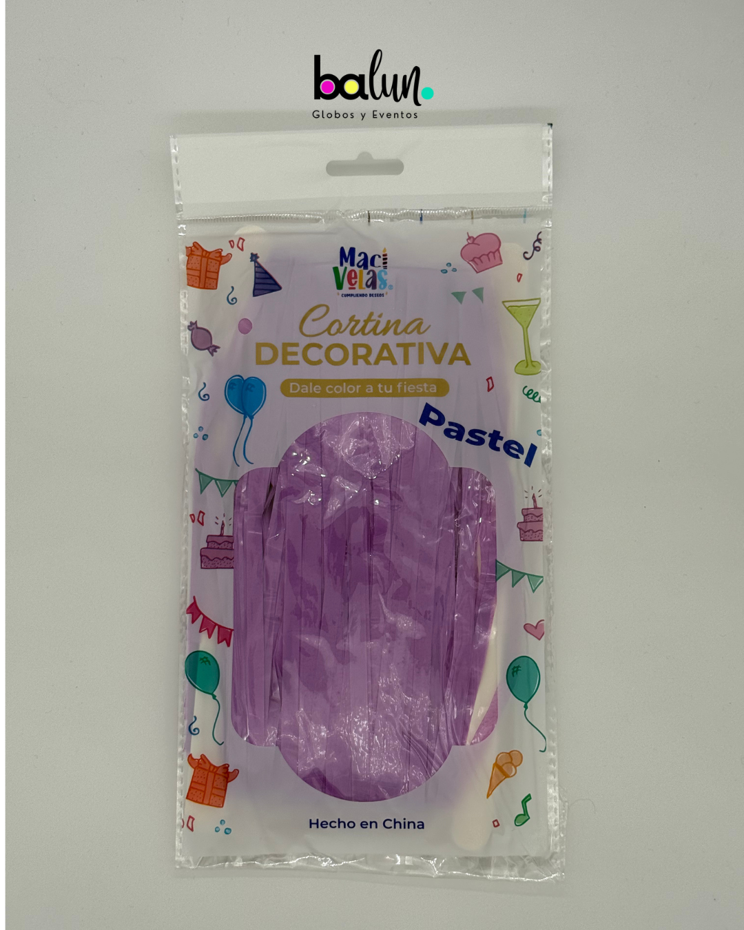 Cortina Color Lila Pastel