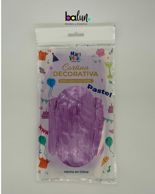 Cortina Color Lila Pastel