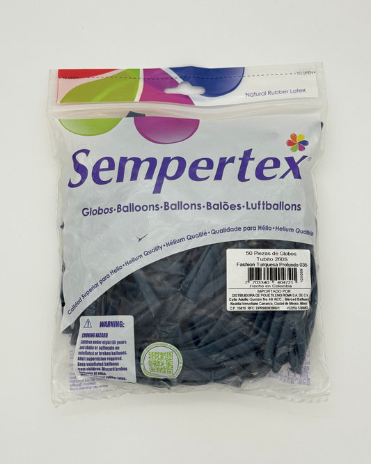 Fashion Turquesa Profundo T260 (Bolsa 50pzs) Sempertex