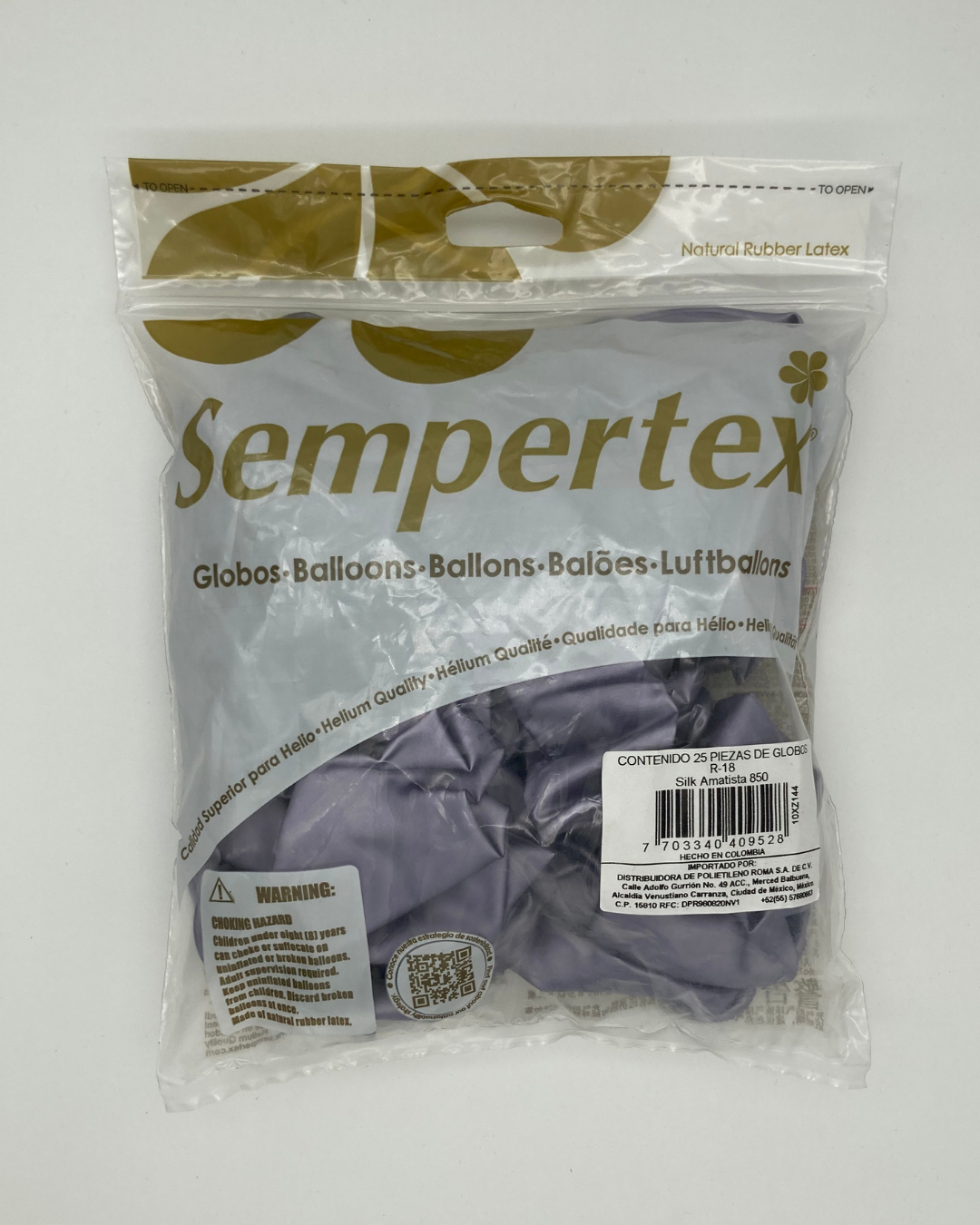 Silk 18" Sempertex (Bolsa 25pzs)