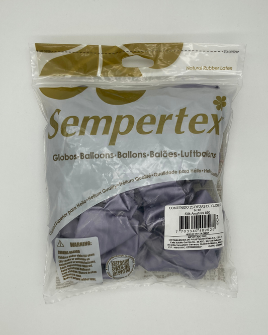 Silk Amatista 18" (Bolsa 25pzs) Sempertex