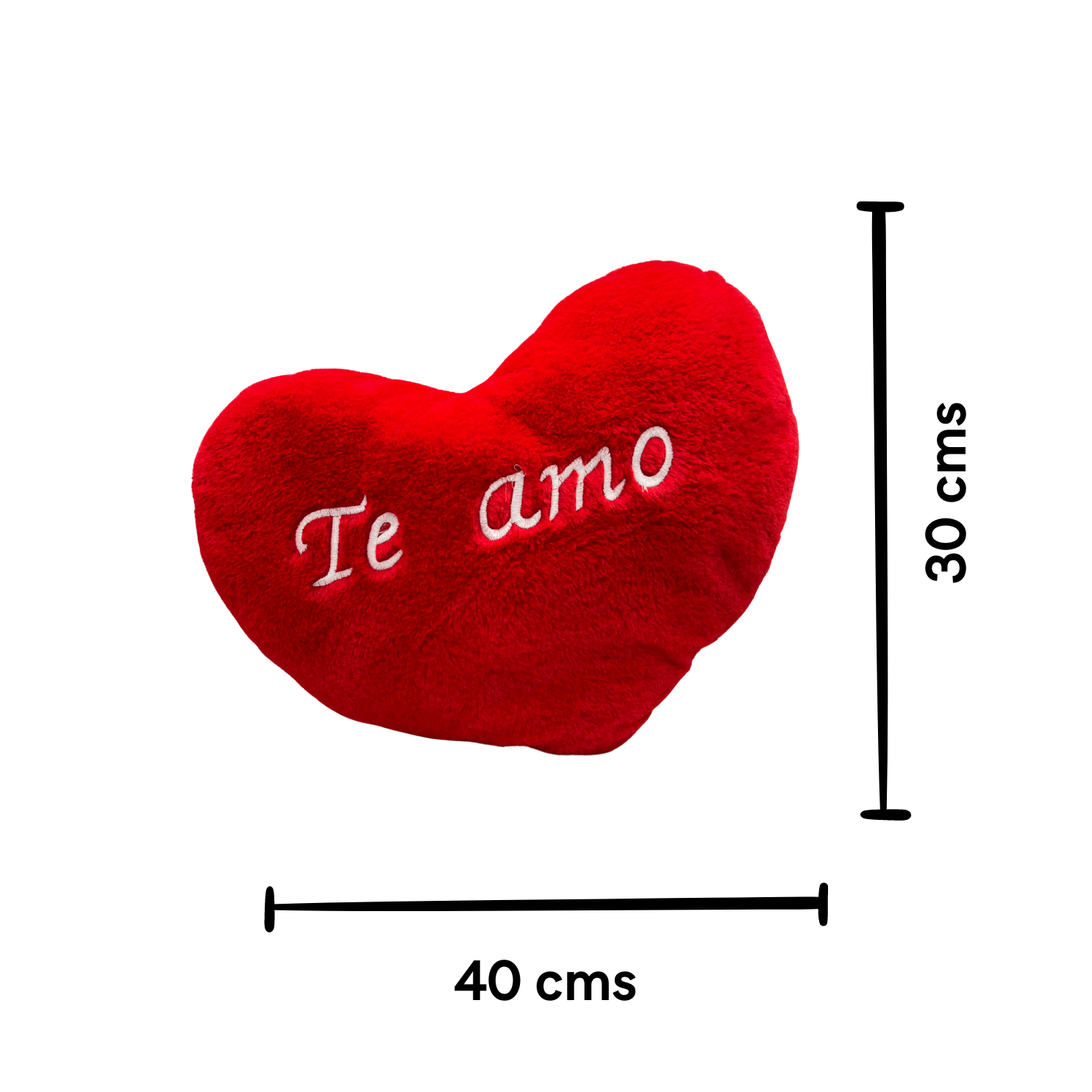 Te Amo Peluches De Corazón Peluche Corazón Rojo