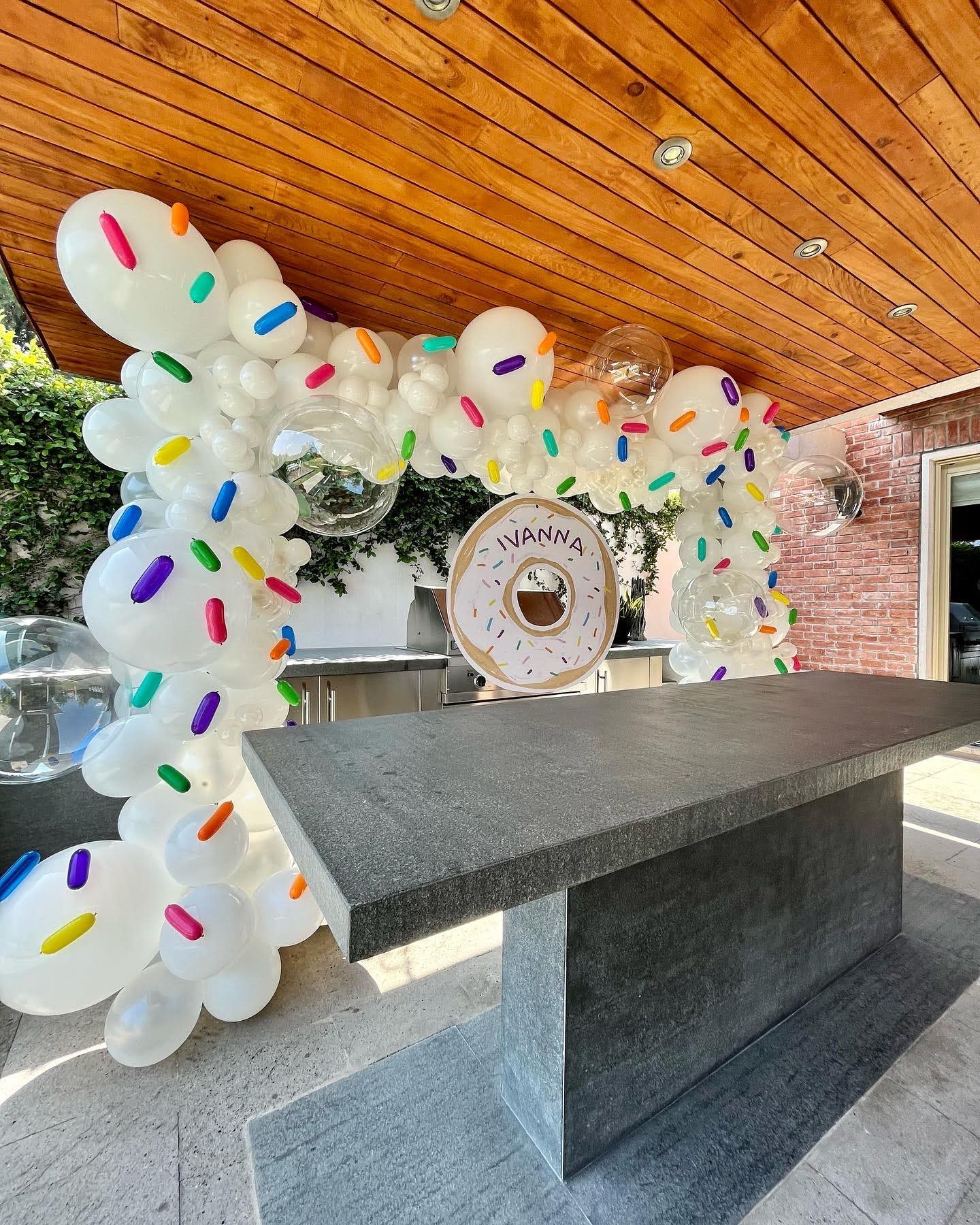 Marco de Globos Temática Candy Land / Sweet Birthday Party