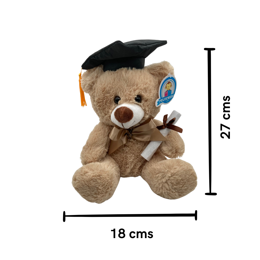Peluche Oso Teo Graduado