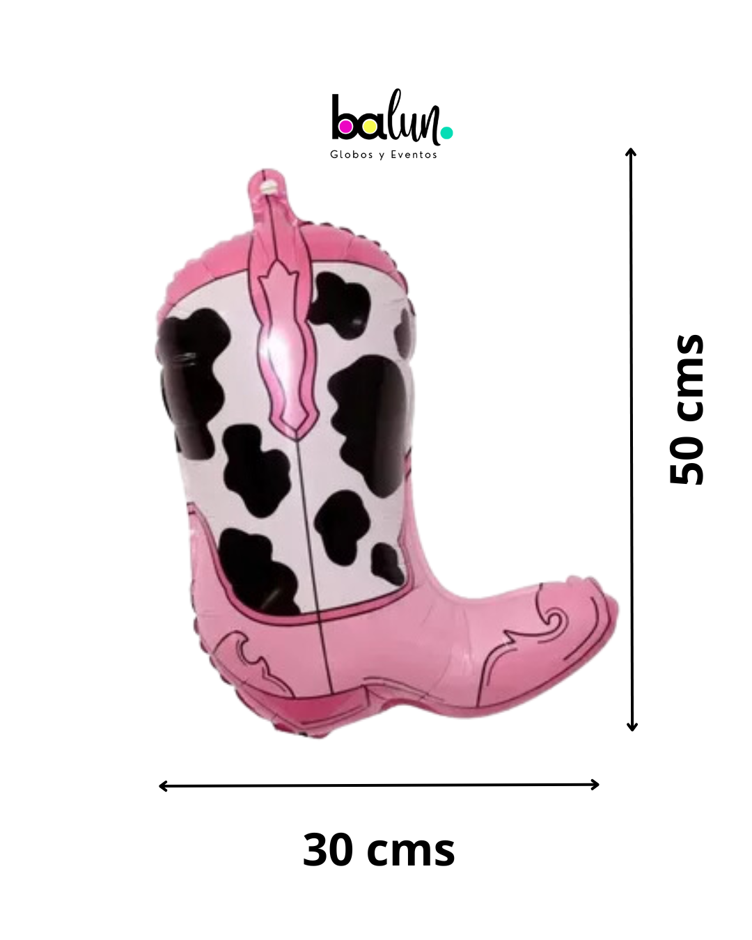 Bota Cowgirl Rosa 22"