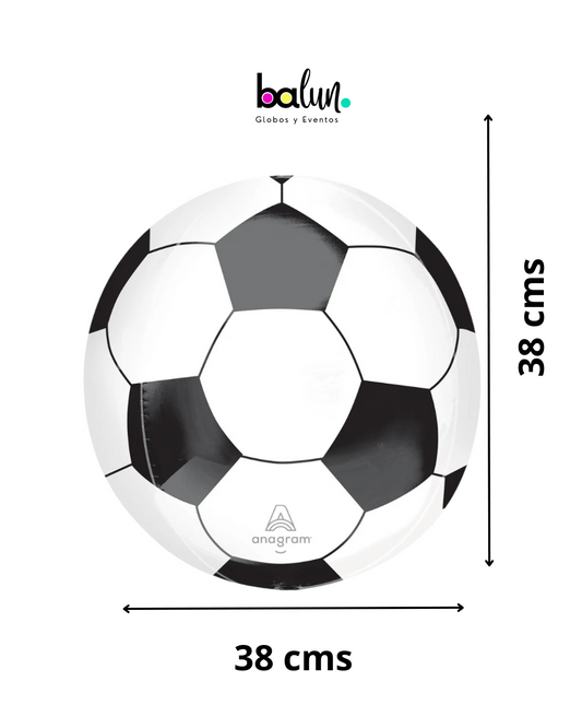 Orbz Pelota de Fútbol Soccer 15" Anagram