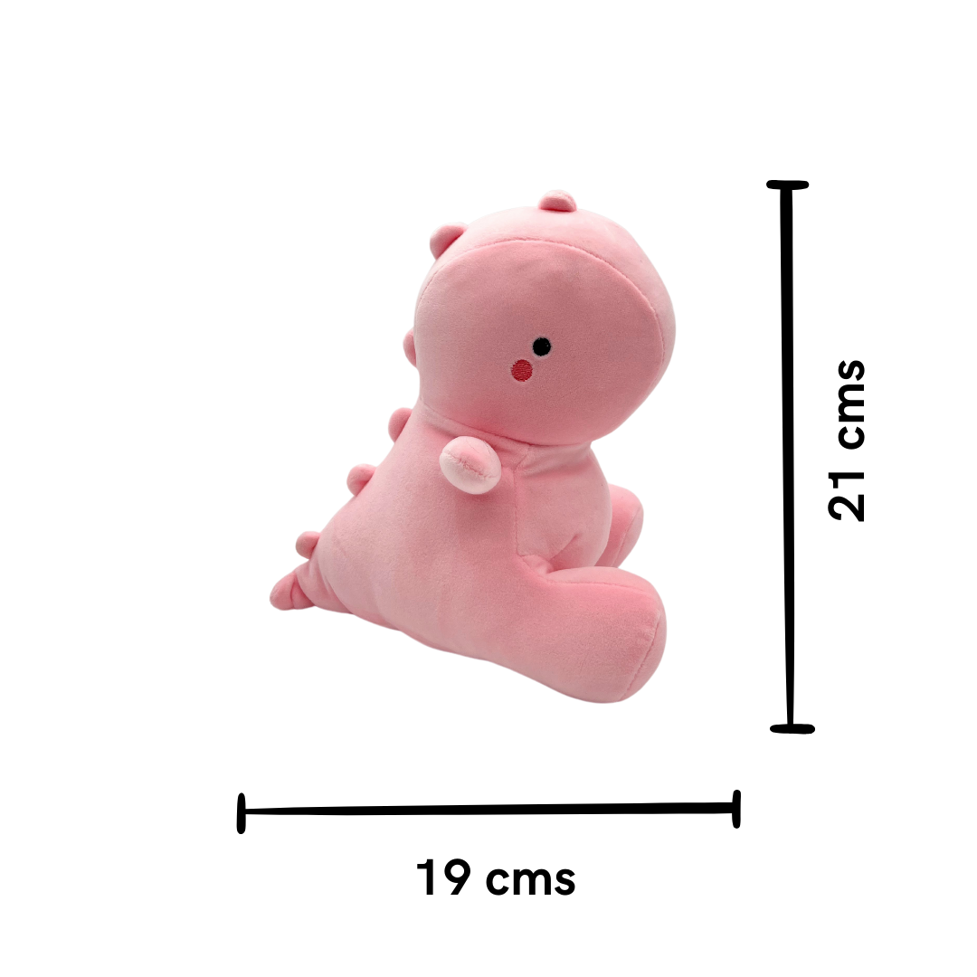 Peluche Dinosaurio Kawaii Rosa
