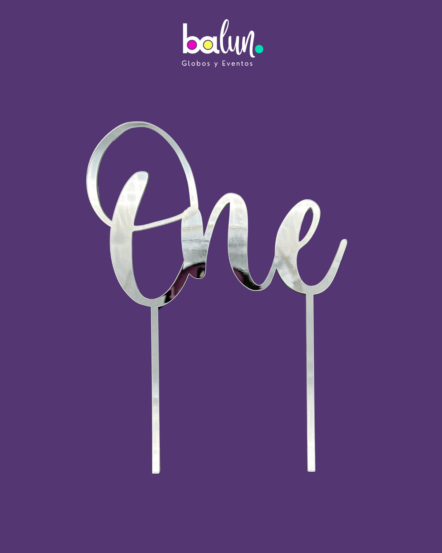 Cake Topper Acrílico One