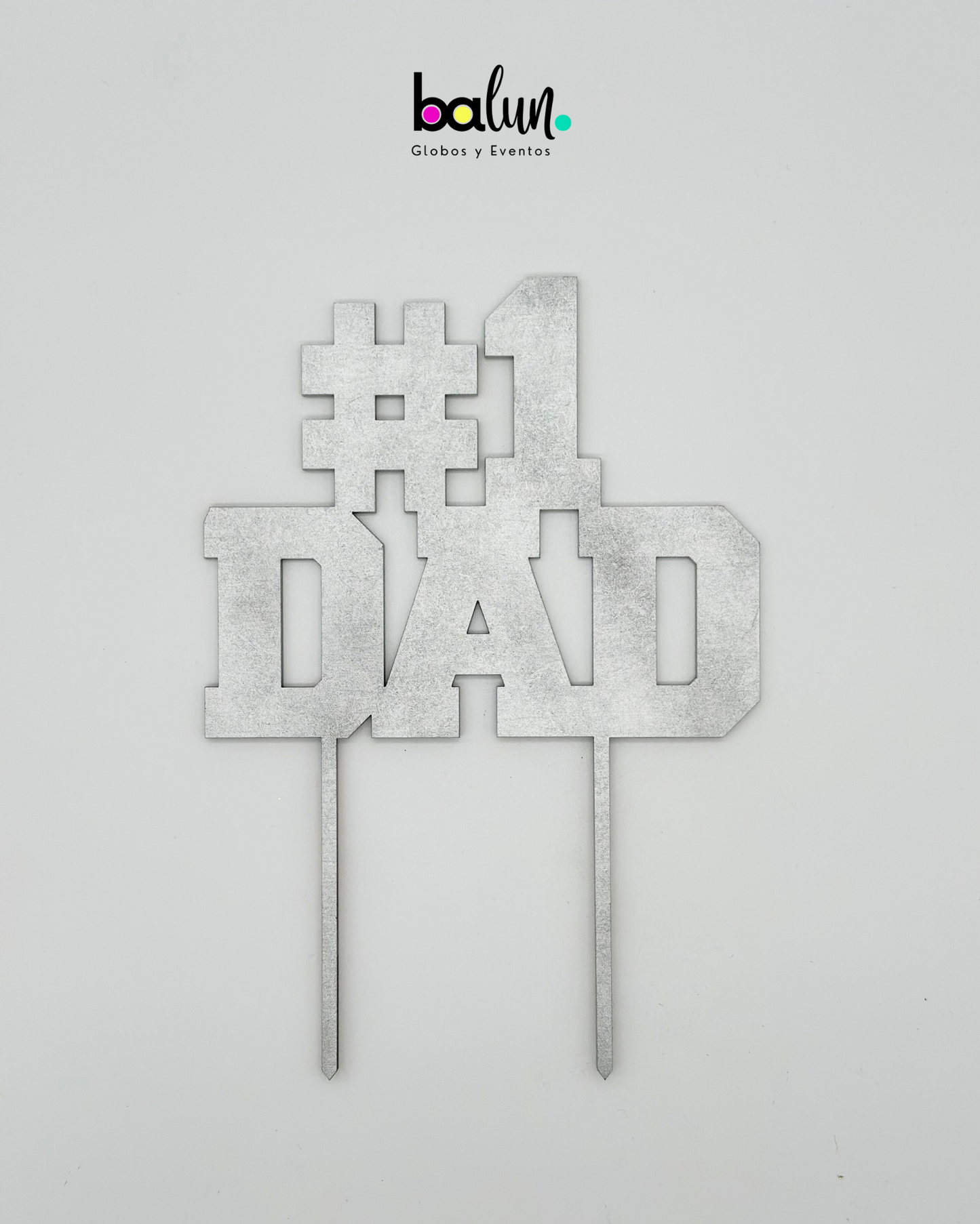 Cake Topper MDF "#1 DAD"