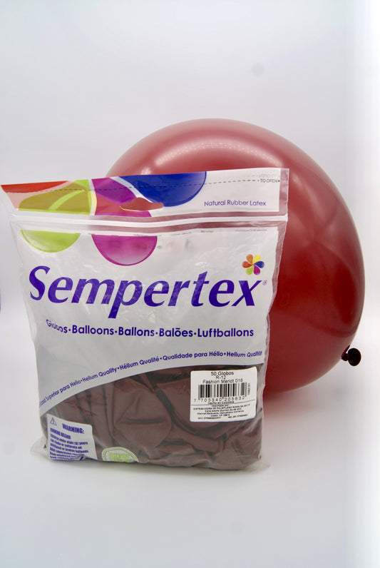 Fashion Merlot 12" (Bolsa 50pzs) Sempertex