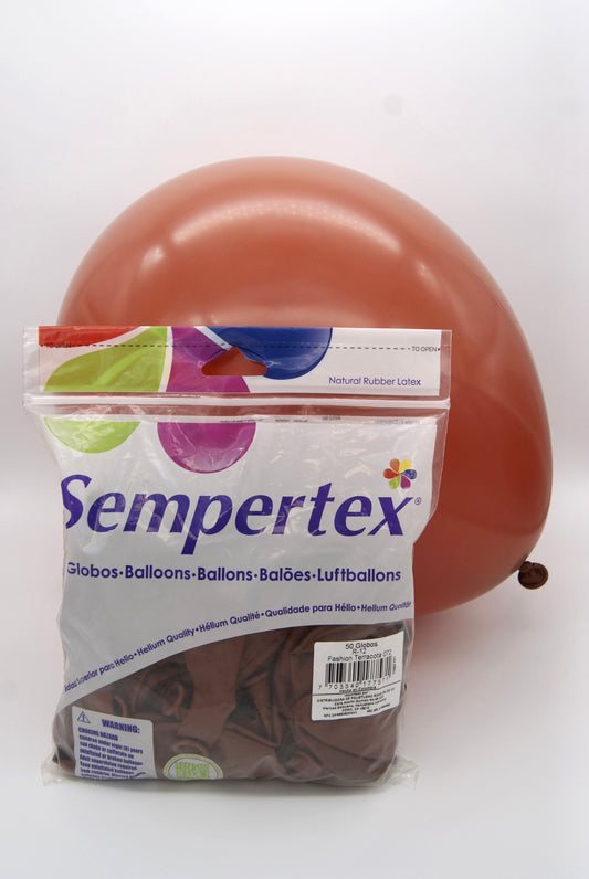 Fashion Terracota 12" (Bolsa 50pzs) Sempertex