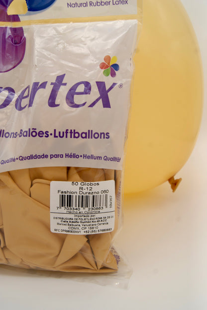 Fashion Durazno 12" (Bolsa 50pzs) Sempertex