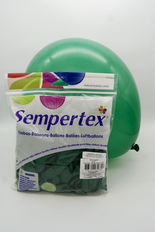 Fashion Verde Selva 12" (Bolsa 50pzs) Sempertex