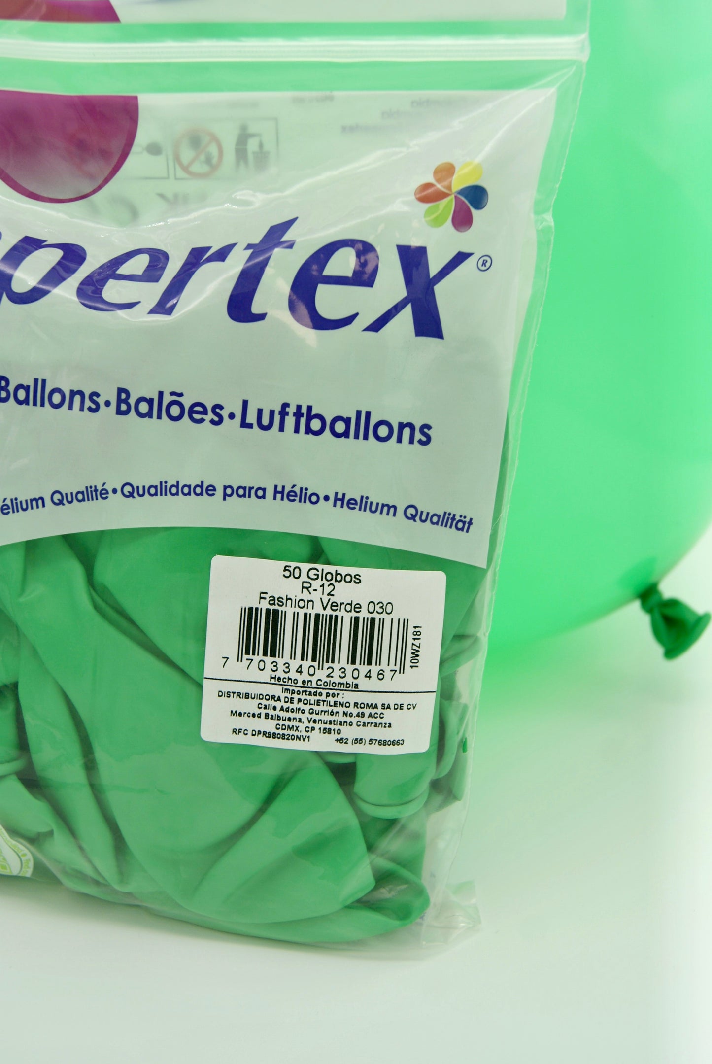 Fashion Verde 12" (Bolsa 50pzs) Sempertex