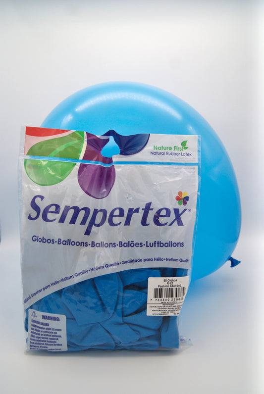 Fashion Azul 12" (Bolsa 50pzs) Sempertex