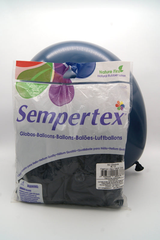 Fashion Azul Naval 12" (Bolsa 50pzs) Sempertex