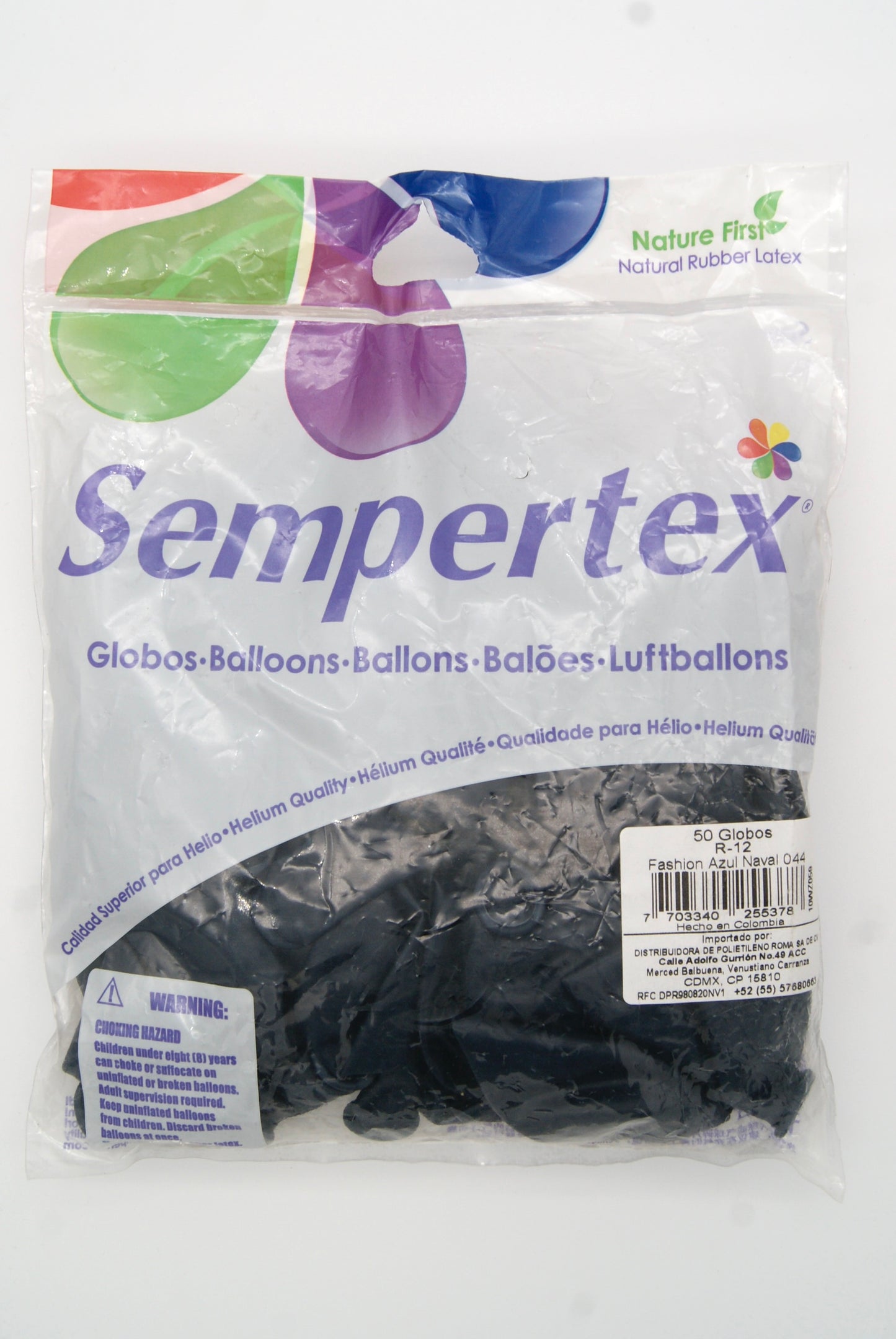 Fashion Azul Naval 12" (Bolsa 50pzs) Sempertex