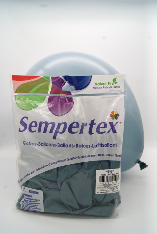Pastel Dusk Azul 12" (Bolsa 50pzs) Sempertex