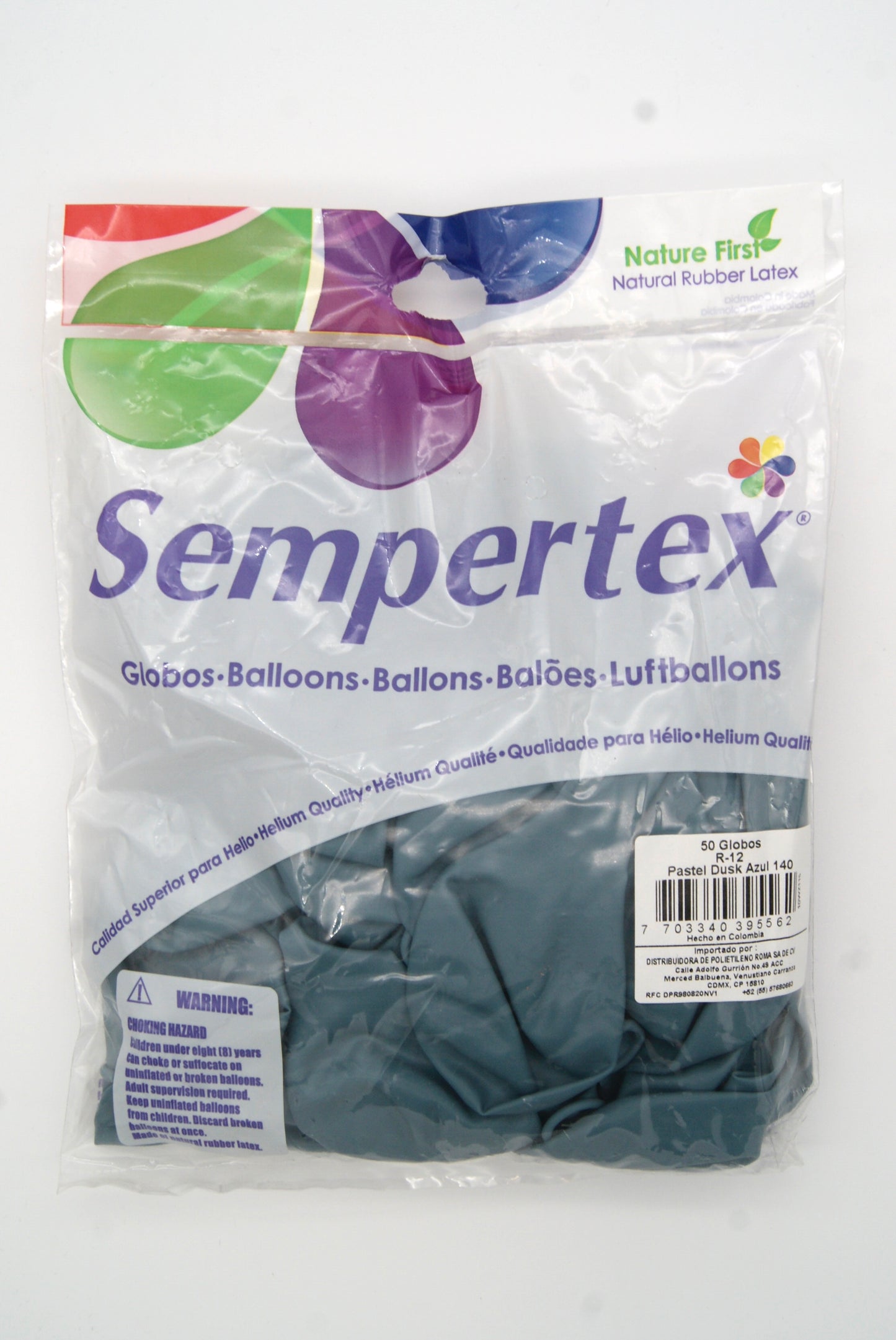 Pastel Dusk Azul 12" (Bolsa 50pzs) Sempertex