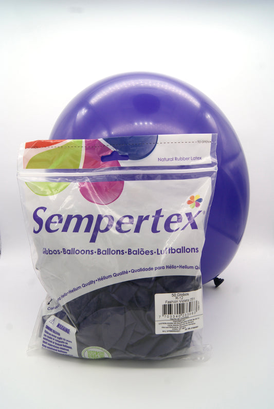 Fashion Violeta 12" (Bolsa 50pzs) Sempertex