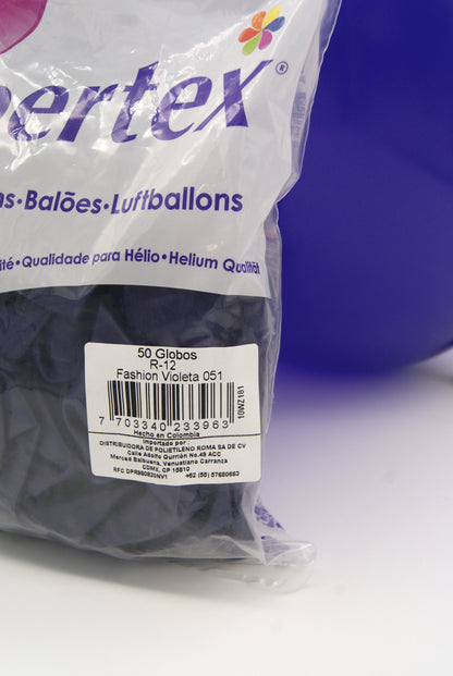 Fashion Violeta 12" (Bolsa 50pzs) Sempertex