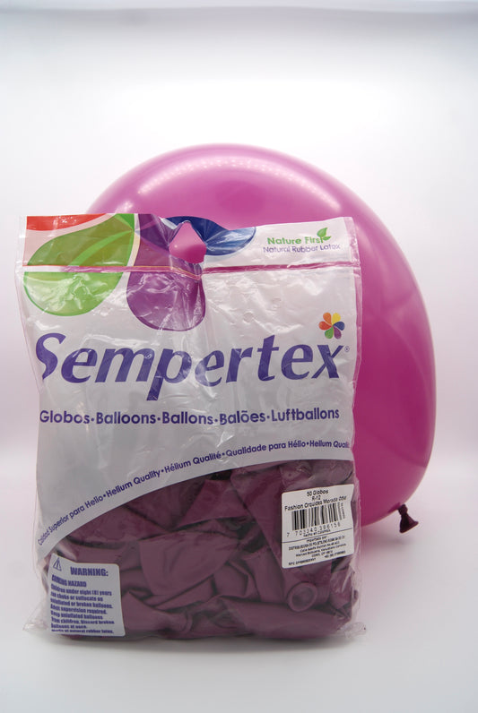 Fashion Orquidea Morada 12" (Bolsa 50pzs) Sempertex