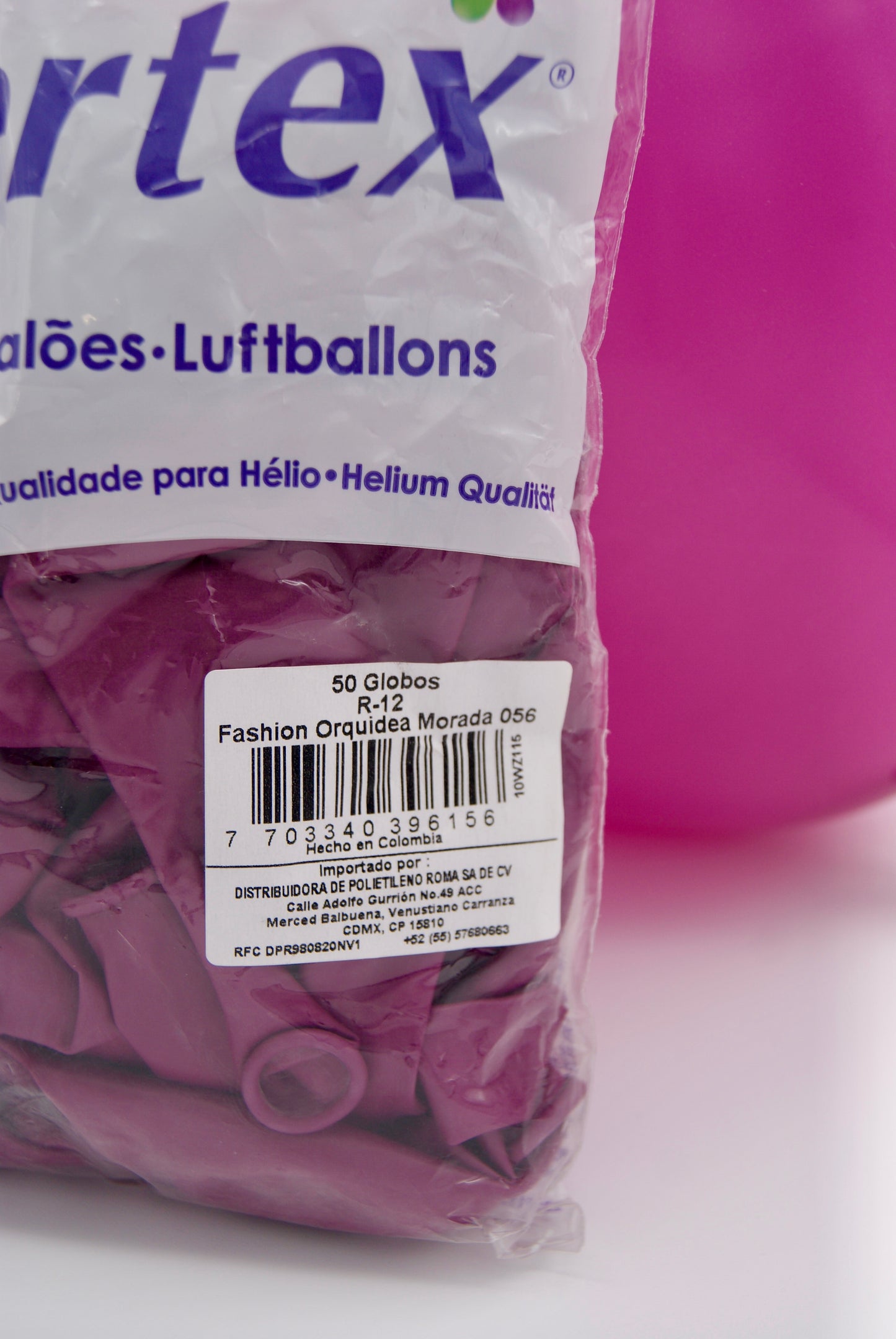 Fashion Orquidea Morada 12" (Bolsa 50pzs) Sempertex